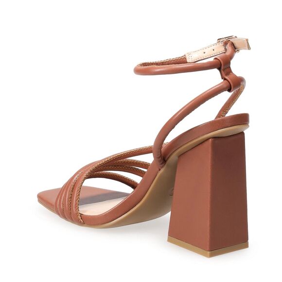 Apt 9 | NIB Cognac Lopaka Strappy Block Heels | 9.5 - Picture 3 of 14